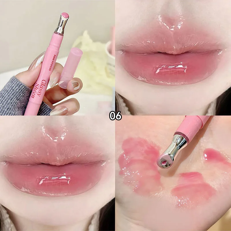 Radiant Moisturizing Lip Gloss with Water-Gloss Finish - Non-Sticky, Volumizing, and Complexion-Brightening