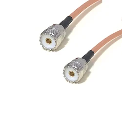 Premium UHF Plug Switch with Low - Loss Pigtail Cable Adapter - 300CM (UHFKK)