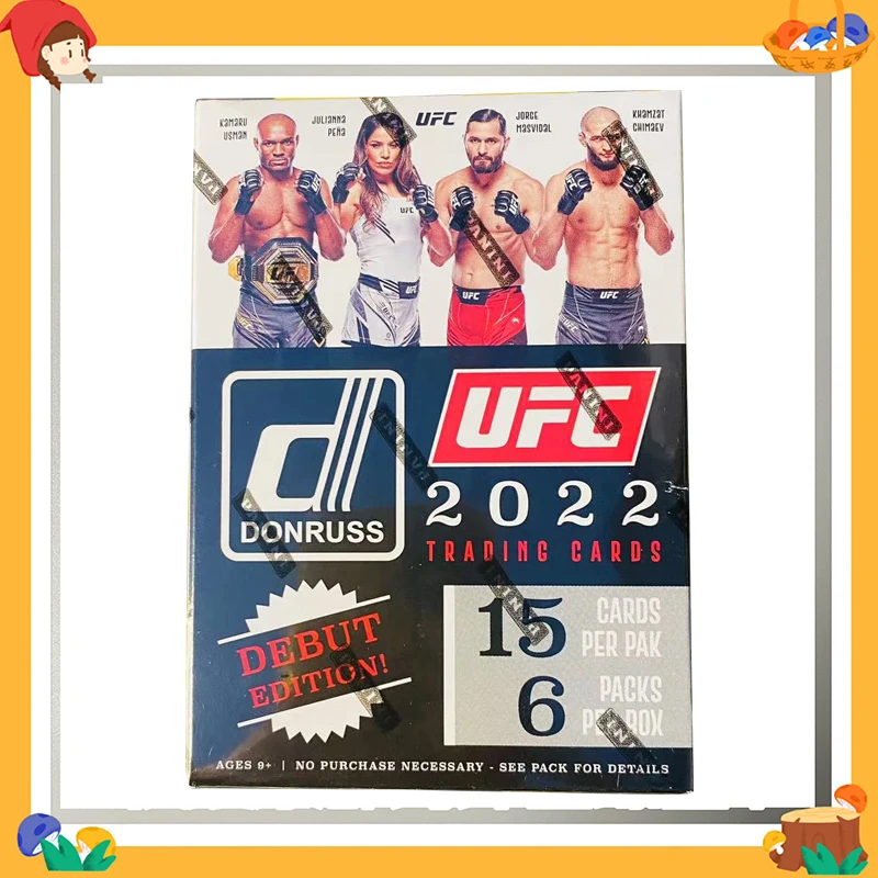 

2022 Panini Donruss UFC Blaster Islam Makhachev Alexander Volkanovski Leon Edwards Boy's Holiday Gift Collectible Cards