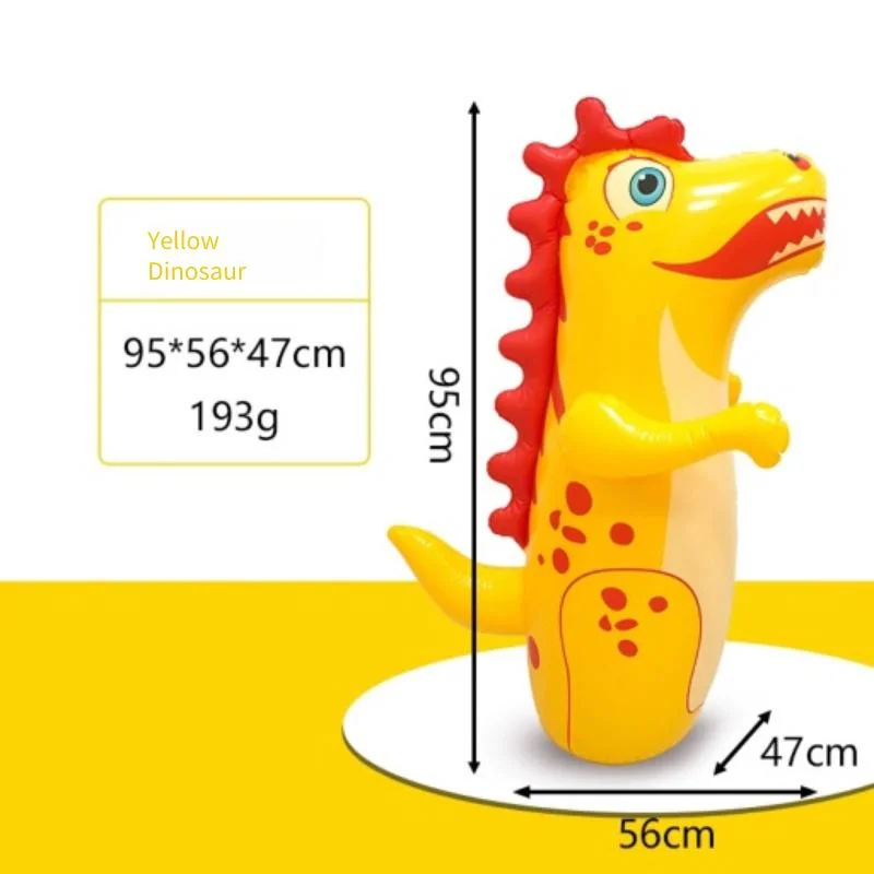 NEW Large Inflatable Dinosaur Tumbler Thickened Outdoor Punching Bag Water Filled Inflatable Boxing Bag Training Prop