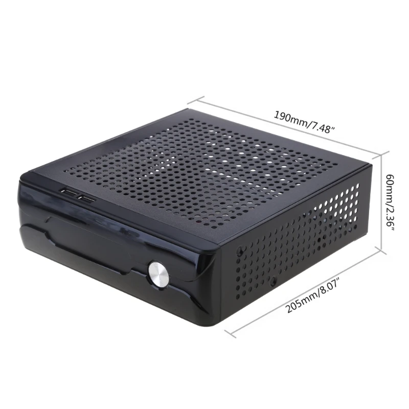 Mini-ITX for Case HTPC Computer for Case Home Theater Computer Chassis Monitoring server Chassis ITX Mother