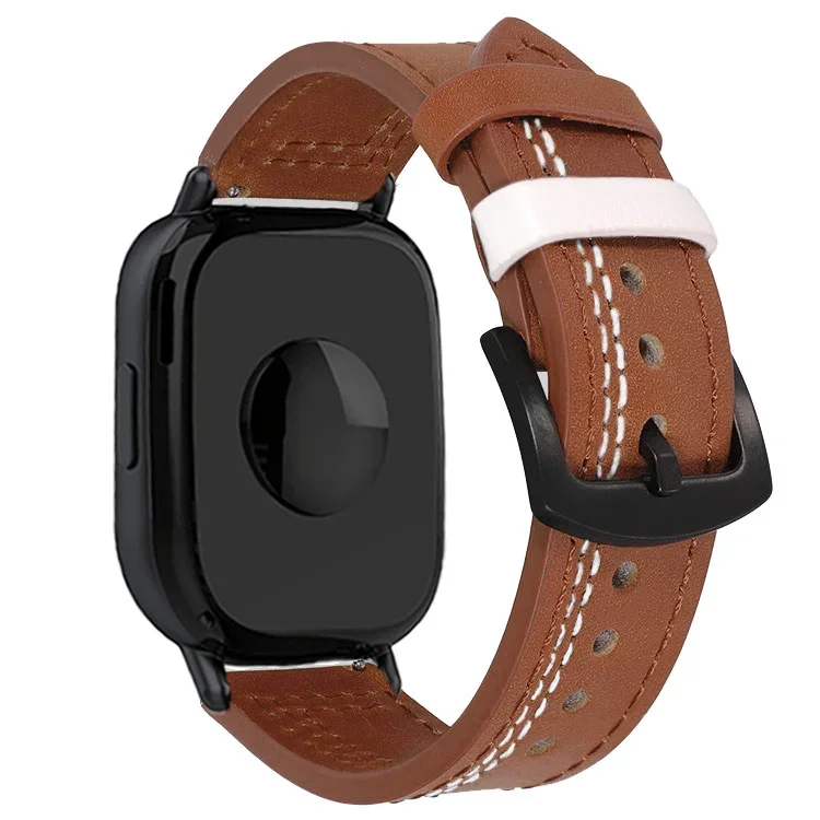 Premium Leather Loop Watch Strap - Stylish Replacement Wristband Bracelet, 20mm/22mm Accessory