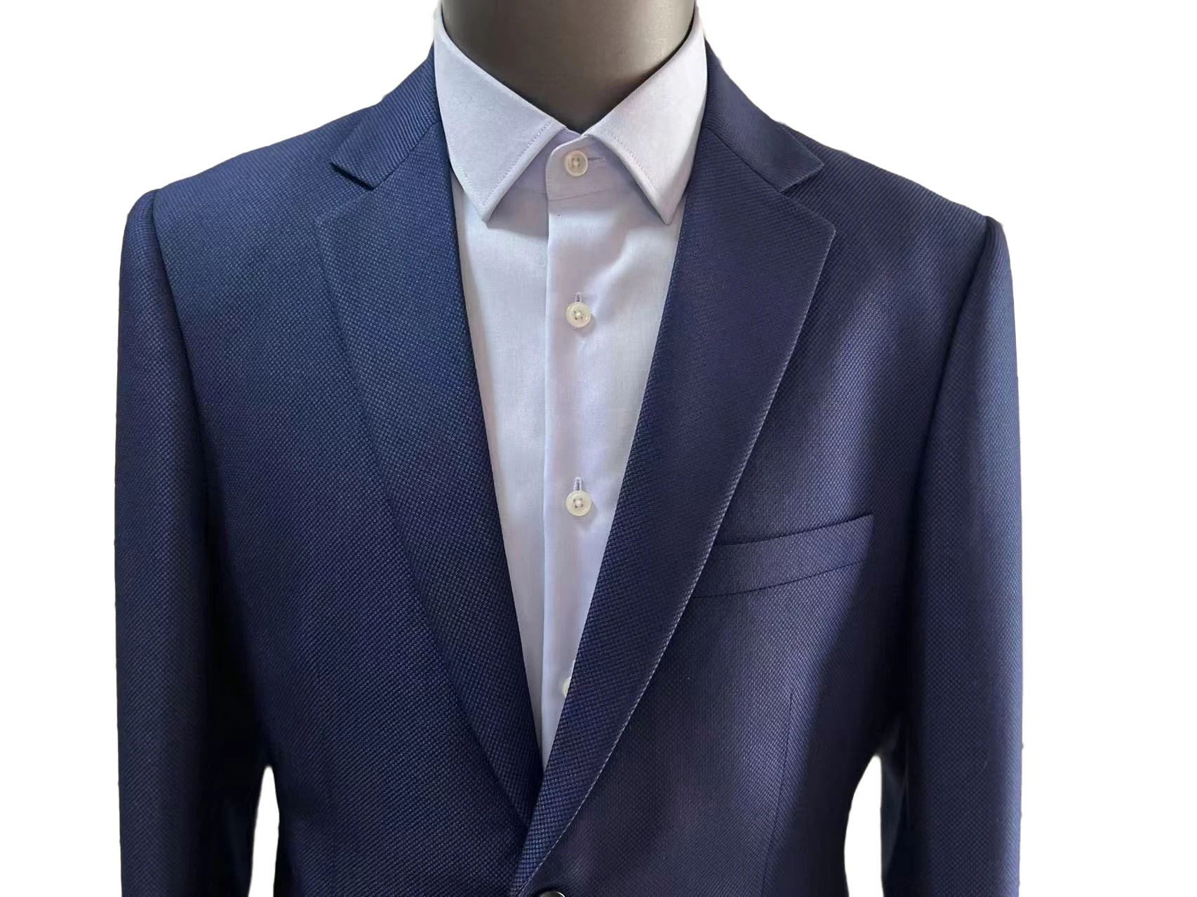 Fashion Blazer For Men Blazers Blazer Masculino Custom Made Men Jacket  Blue Nailhead Tailored Coat Men Suit Jacket Slim Fit