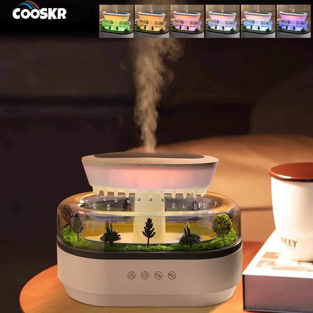 كووسكر مرطب هواء معطر LED