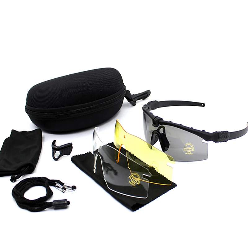 Airsoft Tactical Army Shooting Goggles, Military, Hunting, Camping Eyewear, Hiking, Fishing, Sunglasses, Eye Protective Glasses