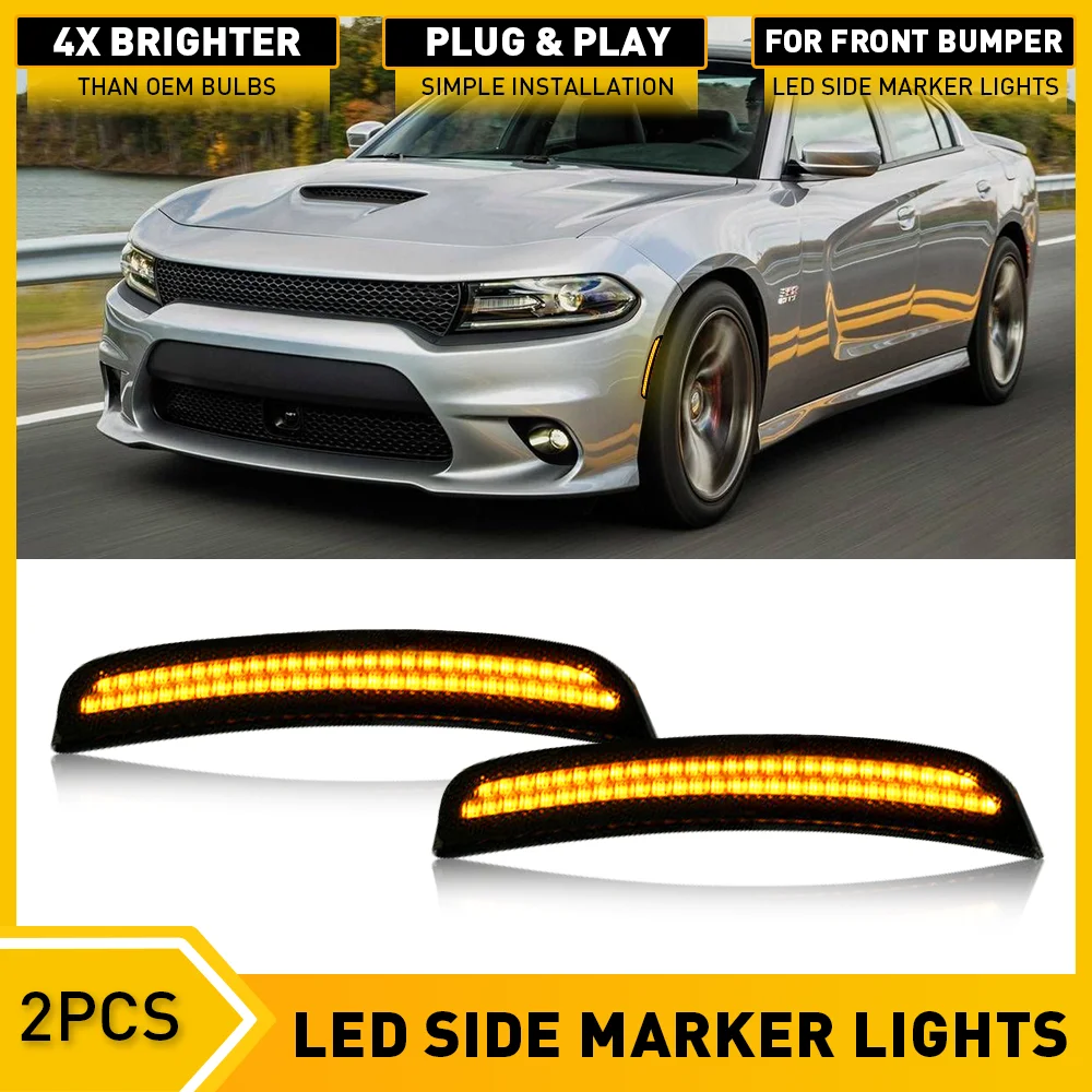Dodge charger side marker lights best sale