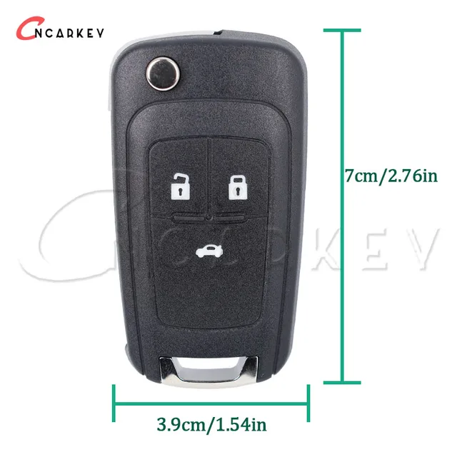 รีโมทกุญแจรถแบบไม่ใช่ Smart Key สำหรับ Opel Vauxhall Adam Insignia Karl Mokka Zafira C Astra J Cascade Corsa E ชิป ID46 HU100 315 433 Mhz 3