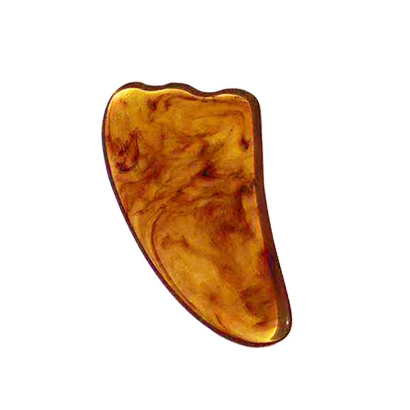 Скребок гуашный из натурального камня, массажер для расслабления мышц и подтяжки тела, для похудения, уход за кожей