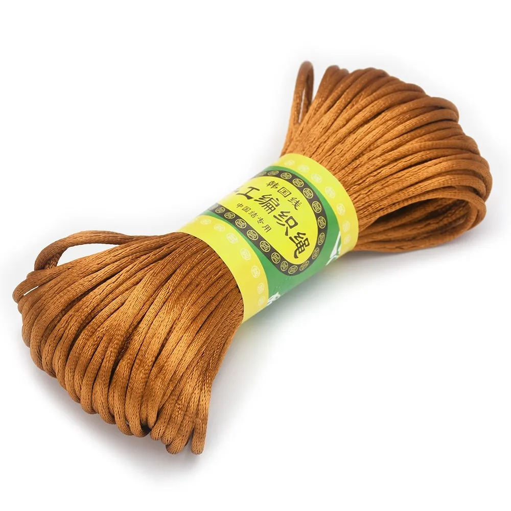 Premium Nylon Satin Cord for Jewelry and Crafting - 2.5mm, 20m