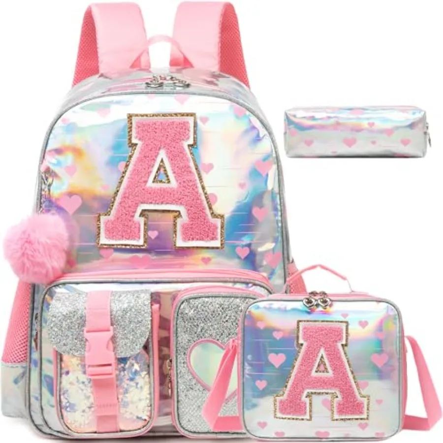 Meetbelify Backpack for Girls Backpacks for Elementary Preschool Students School Cute Backpack with Lunch Box 1