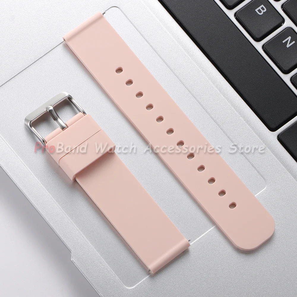 Waterproof Silicone Quick Release Watch Strap - Soft Rubber Wristband
