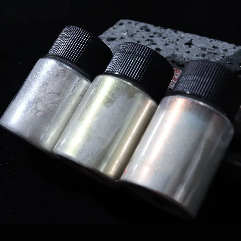 10g 고순도 오로라 글라스 파우더 에폭시 레진 수제 흐르는 효과 헴프 DIY 펄레센트 파우더 잉크 페인트