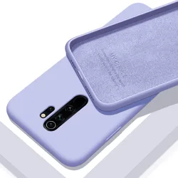 Soft Solid Candy Cover Liquid Silicone Case - RedMi Note11s 5G (Purple)