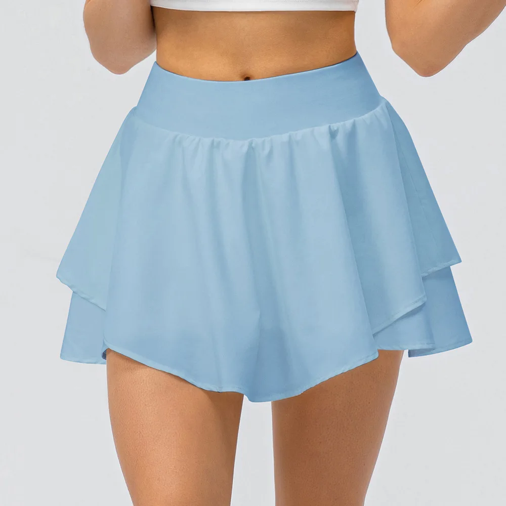 NADANBAO Sports Tennis Golf Skirts for Women High Waist Pocket Skirt Summer Outdoor Athletic Fitness Skirt Clothes
