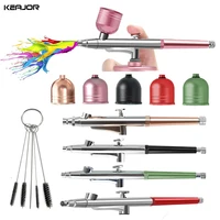 Airbrush Nails Art Accessories Portable Nails Painting Air Brush Gun Compressor for Nail Gel Manicure Sprayer Replacement Kit 1