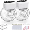 New Upgrade Wearable Breast Pump Hands-Free Electric Breast Pump for Newborn Comfort-Automatic Milk Extractor BPA-Free 1