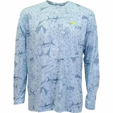 Man Fishing Shirts Long Sleeve Protection UPF 50+ Outdoor Tops