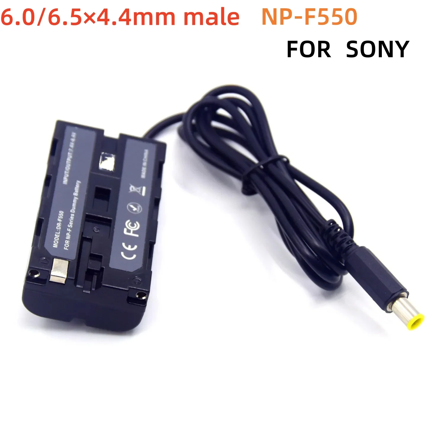 6.0/6.5*4.4 Maschio Np-F550 F750 F770 F960 F970 Batteria Fittizia Per Fotocamera Sony Hxr-Nx5 Pxw-Z150 Fs100 E Bmpcc Varie Luci Video