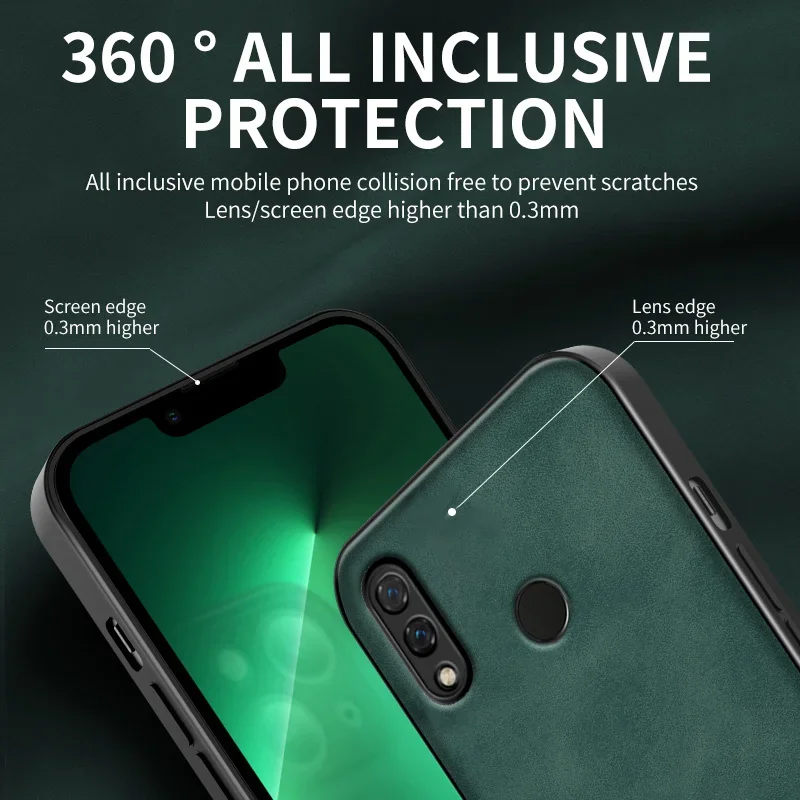 Deluxe Magnetic Leather Phone Case with Built-in Magnet and Soft Cover