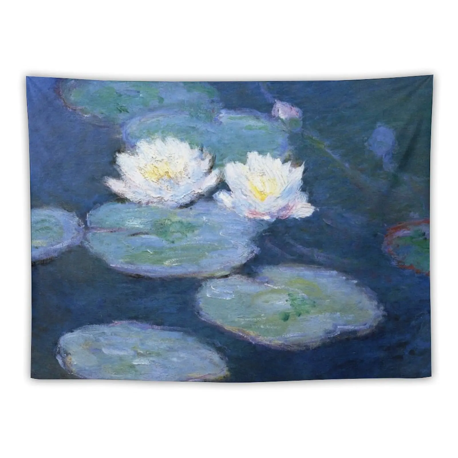 

Two Water Lilies Monet Fine Art Tapestry Room Aesthetic Decor Aesthetic Room Decor Bedroom Deco Tapestry