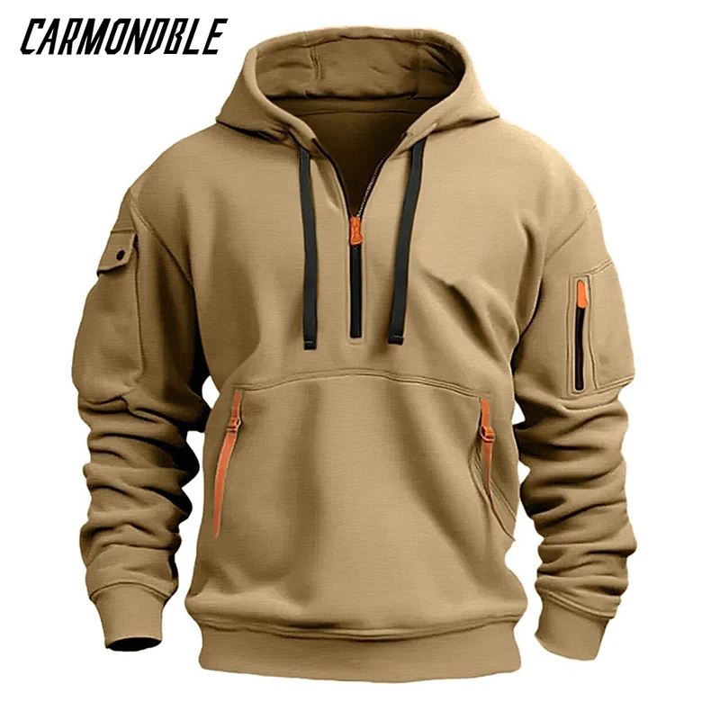 Fahrrad Bekleidung Herren Casual Bike Coat Mountain Motocross Hoodie CARMONDBLE Winter Cycling MTB Jackets Male Bicycle Clothing