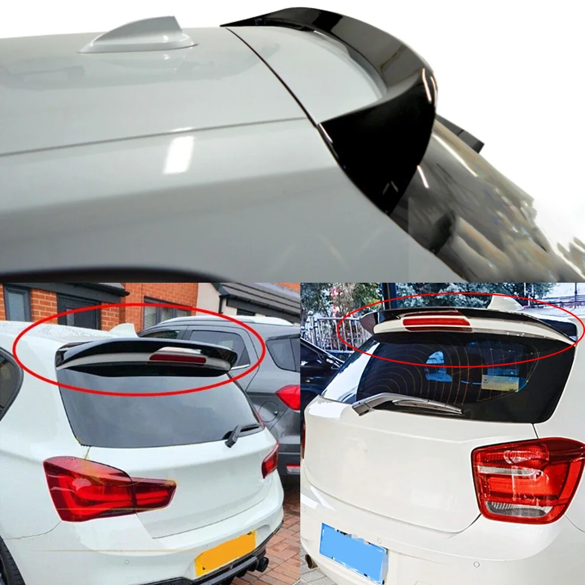 Stile Performance Per Bmw Serie 1 F20 M135I M140I Spoiler Posteriore Per Bagagliaio Nero Lucido