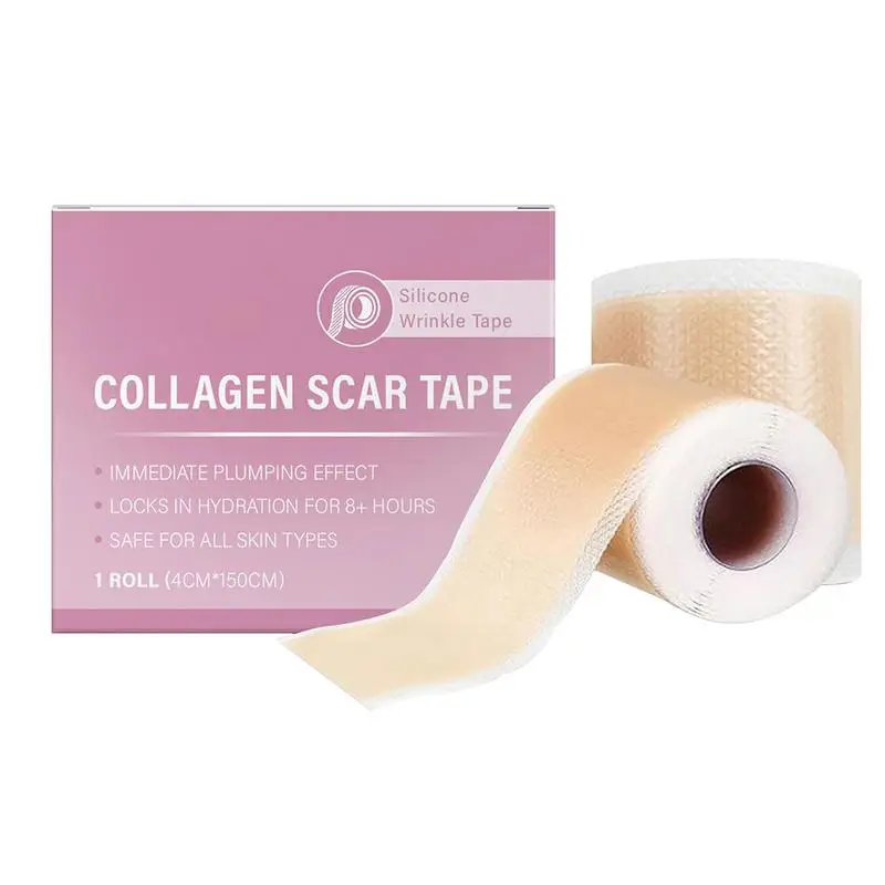 hot sale 1 Roll Silicone Scar Sheet Painless Scar Repair Tape Roll Effective Scar Waterproof Breathable Ear Beauty Sticker