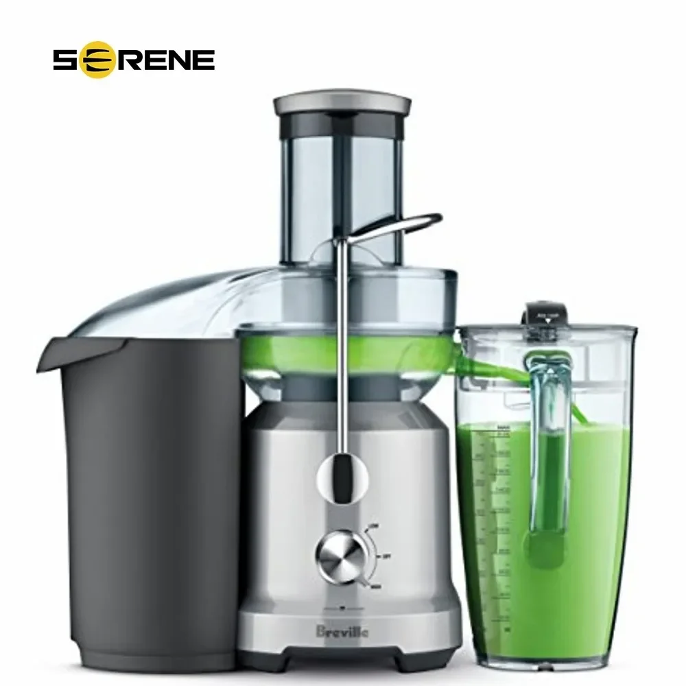 

Breville Juice Fountain Cold Juicer, Silver, BJE430SIL Juice Blender Portable Juicer Machine