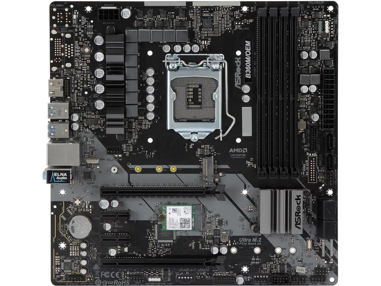 動作確認済】マザーボード ASRocK B360M LGA1151 パソコン PCパーツ マザボ
