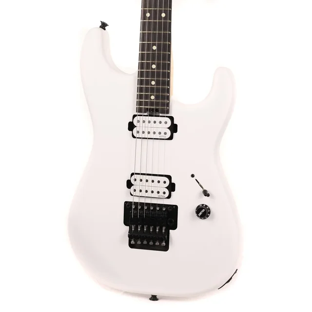 Charv el Jim Root Signature Pro-Mod San Dimas Style 1 HH FR M Satin White Electric Guitar