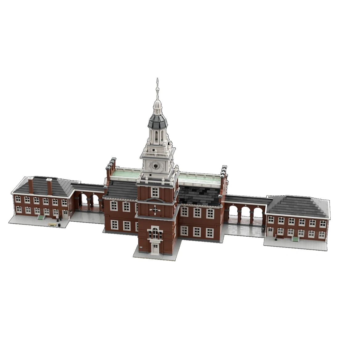 

Authorized Independence Hall Street View Modular Buildings Blocks MOC Set Toys (29583PCS)