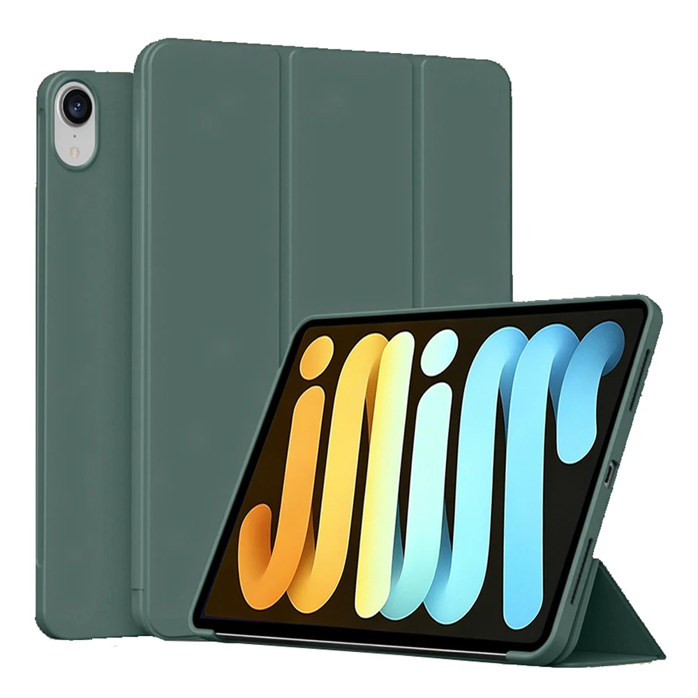 Premium Magnetic Flip Smart Cover with Soft Silicone Back