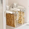 5.5L Transparent Rice Container Sealed Container Plastic Food Storage Containers with Lid Cereal Storage Box Kitchen Acceesories 1