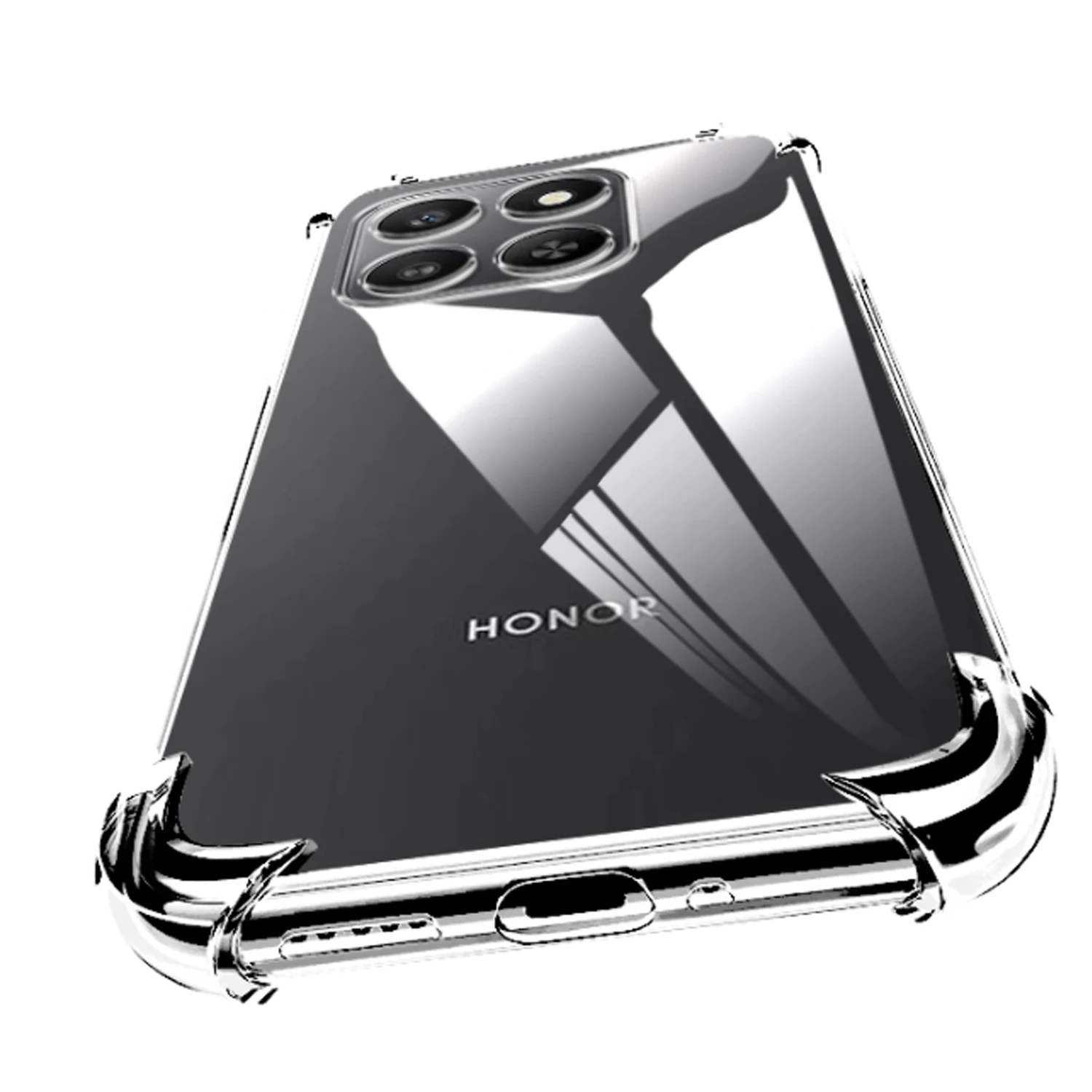 Clear Shockproof Airbag TPU Case - Soft Silicone Crystal Shell Cover