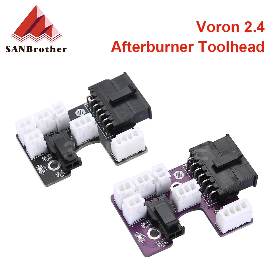 

Voron 2,4 послегорелка, головка инструмента, печатная плата, 3D-принтер, головка инструмента, печатная плата, экструдер, Горячий Конец, переходная пластина с набором клемм