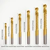 Everything Is Solar Twist Drill Bits Set Titanium Coated Drill Bit 3-8mm Serrated Grooving Spiral Jagged Saw Drill Bit Composite Drill Bits - Thumbnail Image 5
