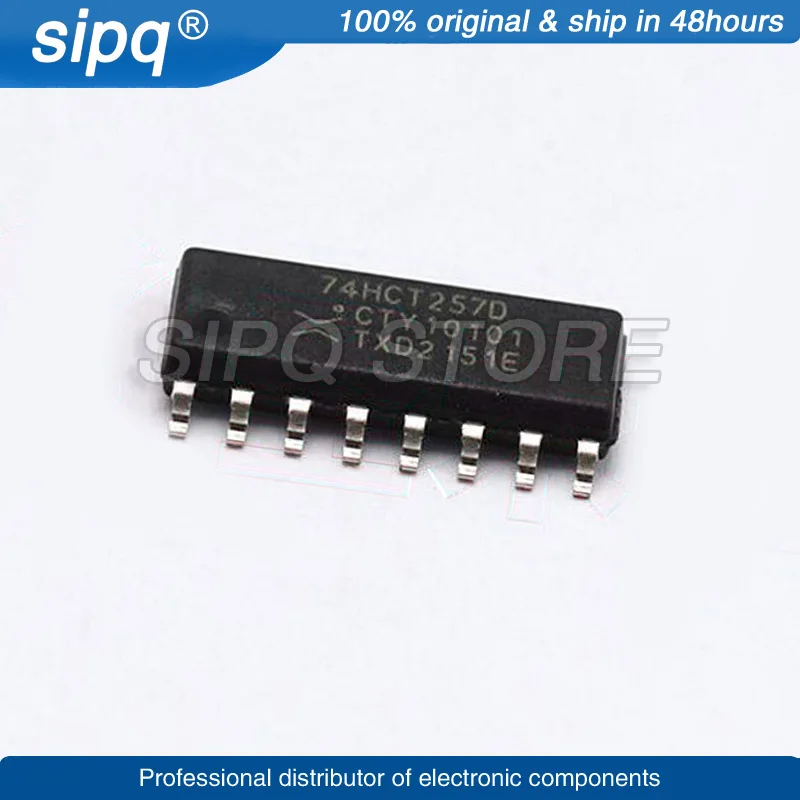 

50PCS/LOT 74HCT257D,653 74HCT257D SOP-16 Brand New and Original In Stock Authentic Product