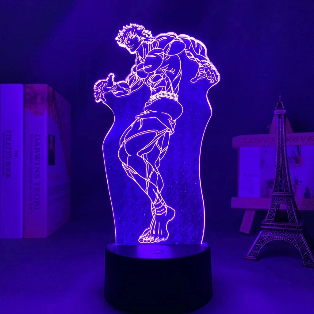 Baki The Grappler Baki Hanma Led Light For Kids Bedroom Decoration