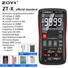ZOYI ZT-X Digital Multimeter 9999 Counts High-precision Auto Range NCV Multimetro VFC Micro Current Voltage Tester LCR Tester 2