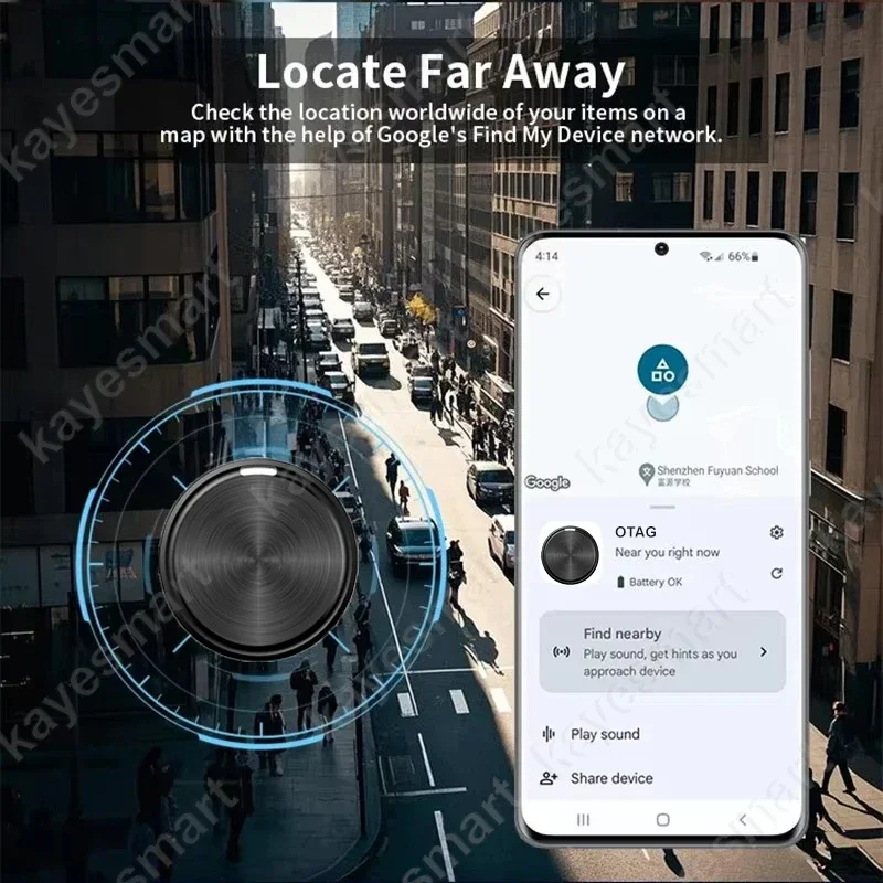 Smart Bluetooth Anti-Lost Key and Item Finder with App Integration
