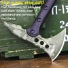 G10 Color titanium multi-purpose American fire rescue hammer axe Truck-mounted survival camping tactical axe Logging hand axe 3