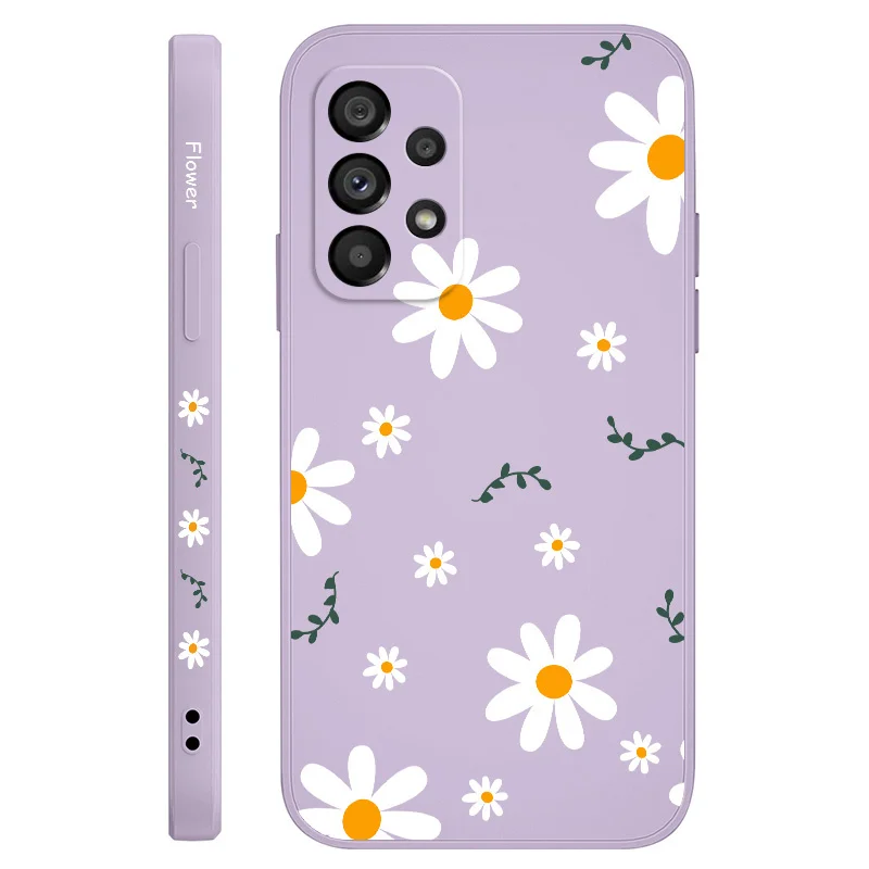 Floral Meadow Protective Phone Case - Elegant Daisy Design
