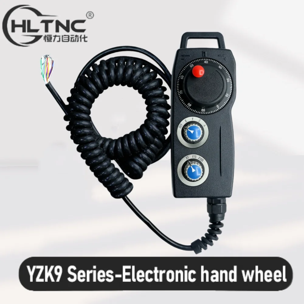 HLTNC 4 6-Axis NEW Manual Pulse Generator 5V 24V Handwheel 100PPR 25PPR MPG Universal Pendant Handwheel For CNC Machining Center