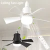 30W Ceiling Fan Light E27 Base Silent Electric Fan Lamp With Remote Control Dimming Ceiling Fan Light for Living Room Bedroom 1