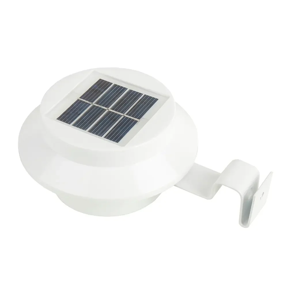 Waterdichte Buitenmuur Tuin Zonne-Energie Lamp Licht 3 Led Ip65 Lichtsensor Controle Zonne-Energie Goot Solar Outdoor