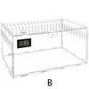 Reptiles Feeding Box Acrylic Terrariums Container for Spiders Lizards Small Pet Mini Habitat 2 Size 2