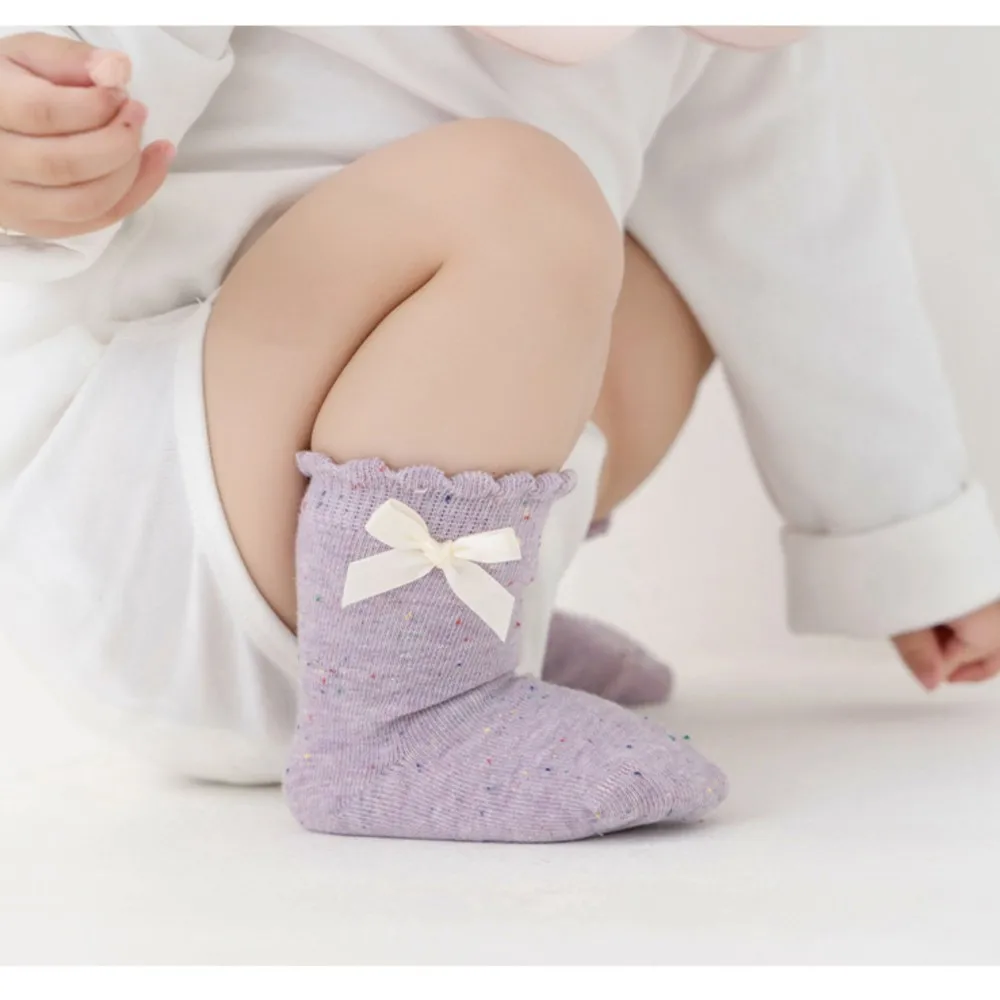 5 Pairs Baby Socks Low Cut Stretch Ankle Socks Floral Ruffle Infant Socks for Newborn Toddler Boys Girls Baby Socks