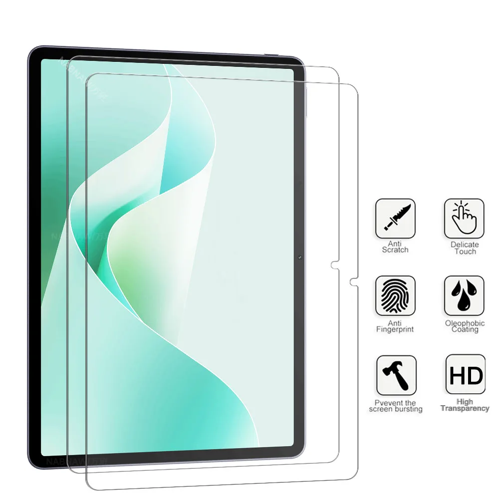 Premium Clear Scratch-Proof Tempered Glass Screen Protectors - 2 Pack