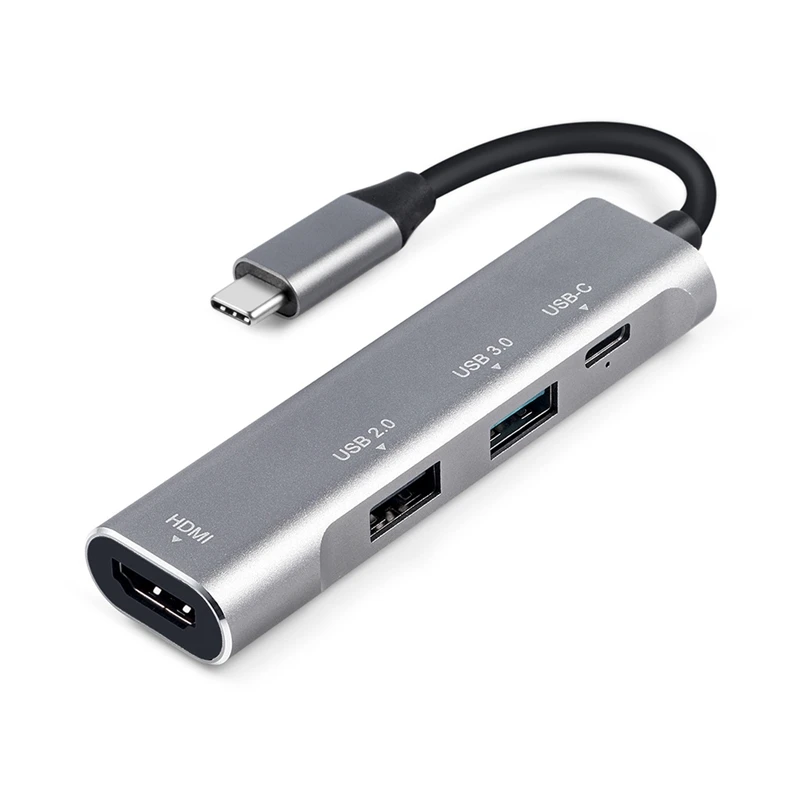 Usb Tipo C A Adattatore Digitale Av Multi Hub, Adattatore Usb-C Caricatore Pd Per Nintendo Switch, Docking Station Per Tv Da Viaggio