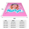 Throw Blanket Cute Like Nastya Micro Fleece Blanket Four Sizes Fashionable Portable Suitable For Sofa Nice Gift 5